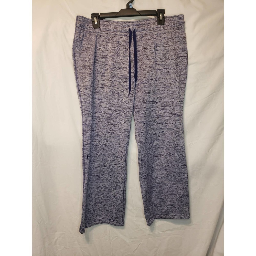 Women's large purple Under Armour workout capri's. GUC.